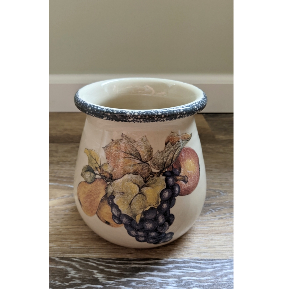 Vtg Home & Garden Party Kitchen Utensil Holder
